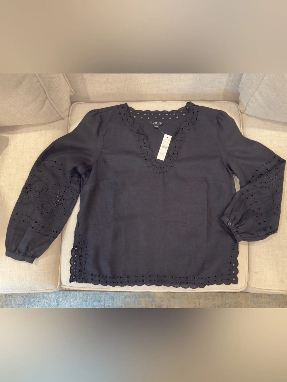 J. Crew Linen Top